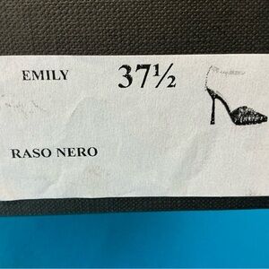 Emily Satin High Heels - Black